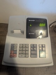 Sharp XEA102 Electronic Cash Register – Grey (W/Register Key) No Drawer Key