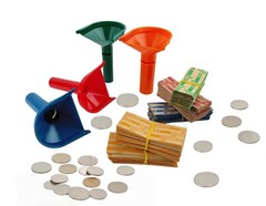 Coin Rolls Wrappers Flat Assorted with 4 Coin Sorters Tubes 250 PCS