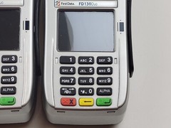 (Lot of 2) *UNTESTED* First Data FD130 Duo Credit Card Machine Terminals