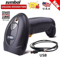 Symbol DS4208-SR00007WR USB Wired Handheld 1D 2D Laser Barcode Scanner Reader
