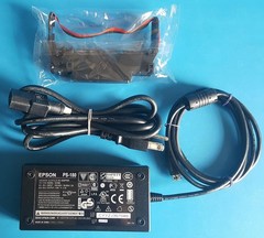 TM-U220B Dot Matrix Receipt Printer Ethernet Auto Cutter Dark Gray