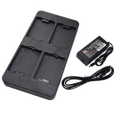 4-Slot Battery Charging Cradle/Station CT40 CT60 CT50 CT45 CT47 Adapter and Cord