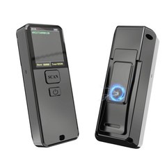 Symcode Bluetooth Barcode Scanner Wireless Display Screen with Magnetic Suction