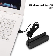 USB Magnetic Credit Card Reader 3 Tracks Swipe Reader For Smart Card POS System