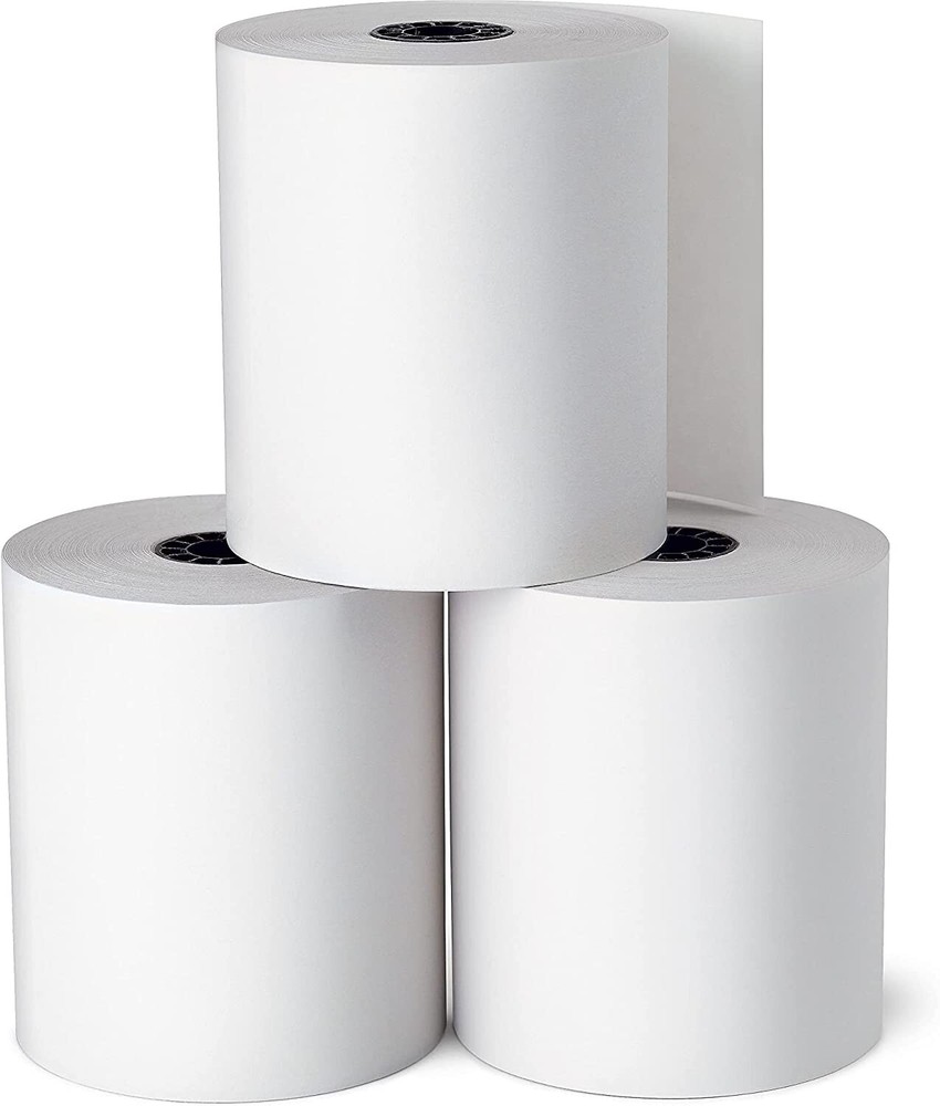 New ! Staples Bond Paper Rolls, 1-Ply, 3&Prime; x 128&prime;, 10/Pack (18211-CC)