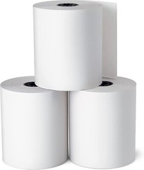 New ! Staples Bond Paper Rolls, 1-Ply, 3&Prime; x 128&prime;, 10/Pack (18211-CC)