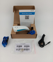 NETUM Upgraded Mini Wireless QR Barcode Scanner, 3 in 1 Bluetooth Portable