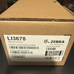 Zebra LI3678 Wireless Barcode Scanner & Battery LI3678-SR0F003VZWW NIB