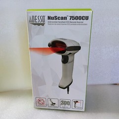 Adesso NUSCAN 7500CU Health Care Antimicrobial CCD Barcode Scanner USB