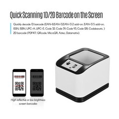 2200 1D/2D/QR Bar Code Scanner CMOS Image Desktop Barcode Reader USB A6J0