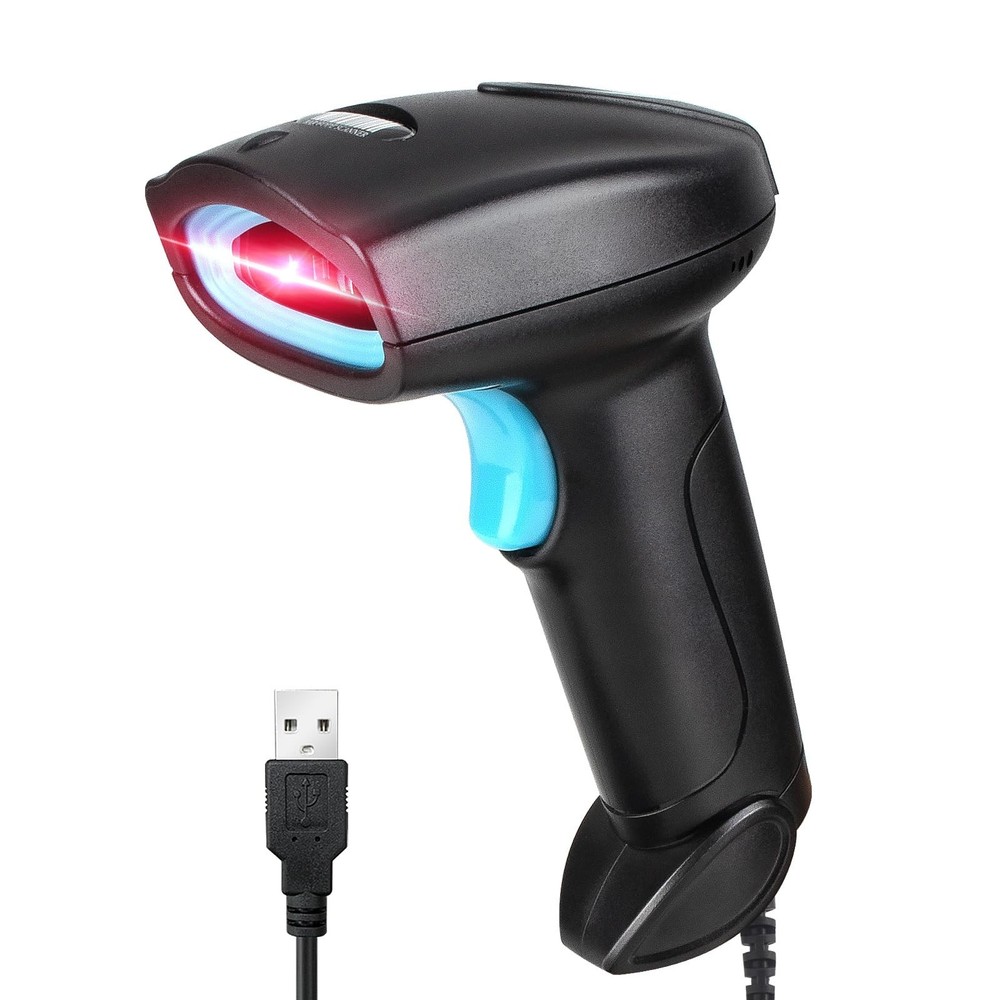 Barcode Scanner USB 1D Wired CCD Reader Supports Screen Scan U1 Reader Pro