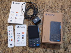 PayPal Card Reader Chip & Tap Black POS System PPR-MSR with box never used