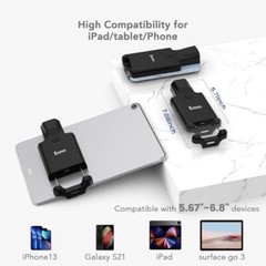 1D 2D Back Clip Bluetooth Barcode Scanner fit for iPad Tablet iPhone Phone Used