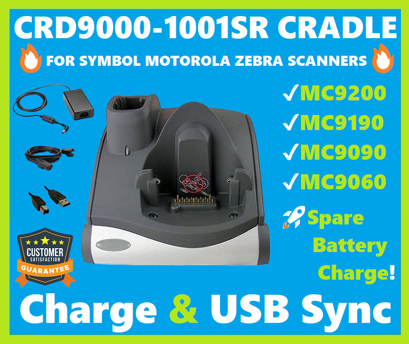 Zebra Symbol CRD9000-1001SR USB Charging Cradle MC9200 MC9190 MC9090 MC92N0!🔥⭐