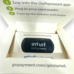 Intuit GoPayment Credit Debit Card Reader Quickbooks 3.5mm Jack Go Payment
