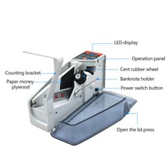 Mini Portable Money Counter Machine – Fast 600 Bills/Min Counting