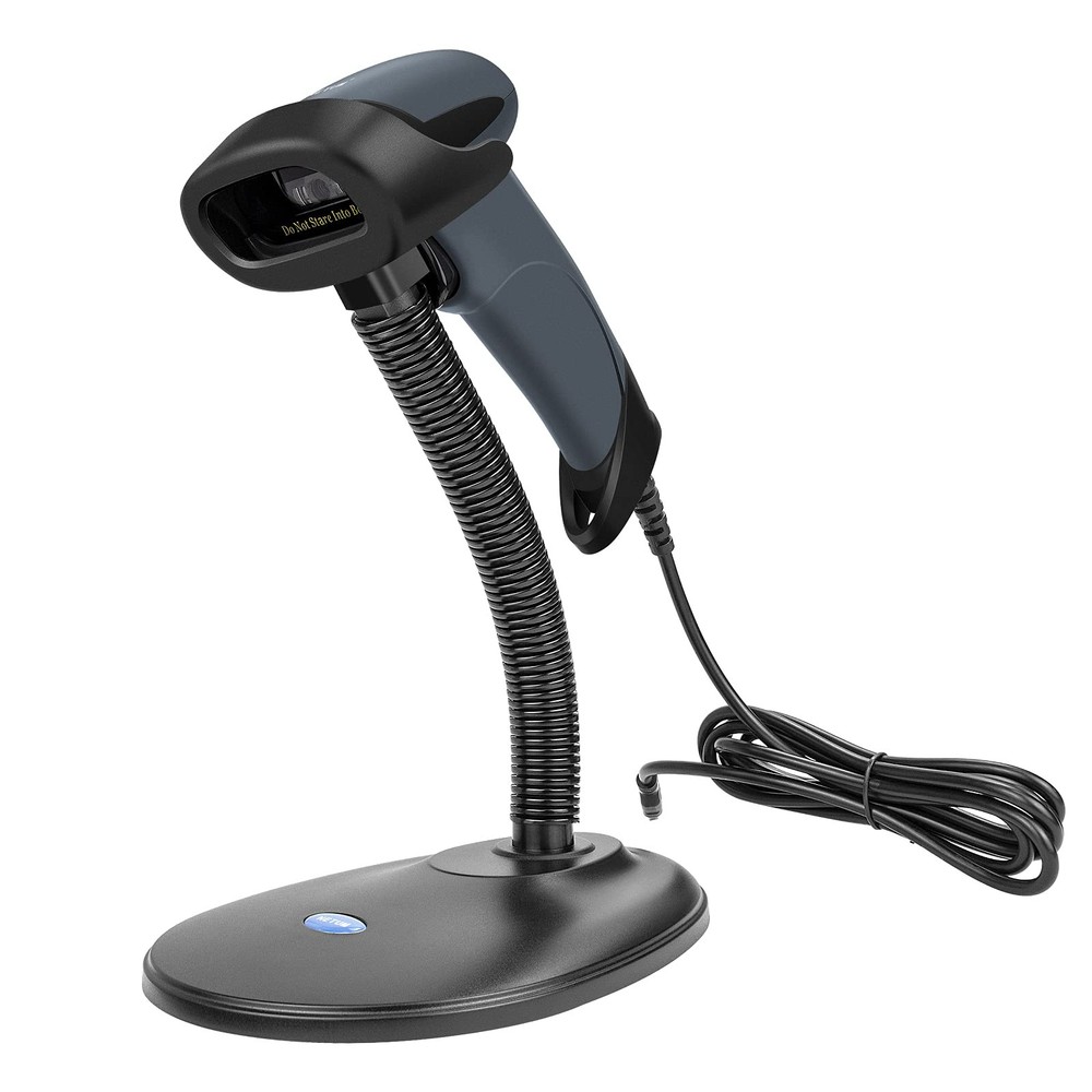 USB Barcode Scanner with Stand Wired Handheld Bar Code Reader 1D CCD Scanner …