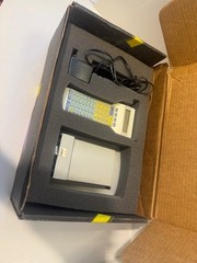 A.C. Nielson Telxon White Wireless Handheld LCD Display Bar Code Scanner