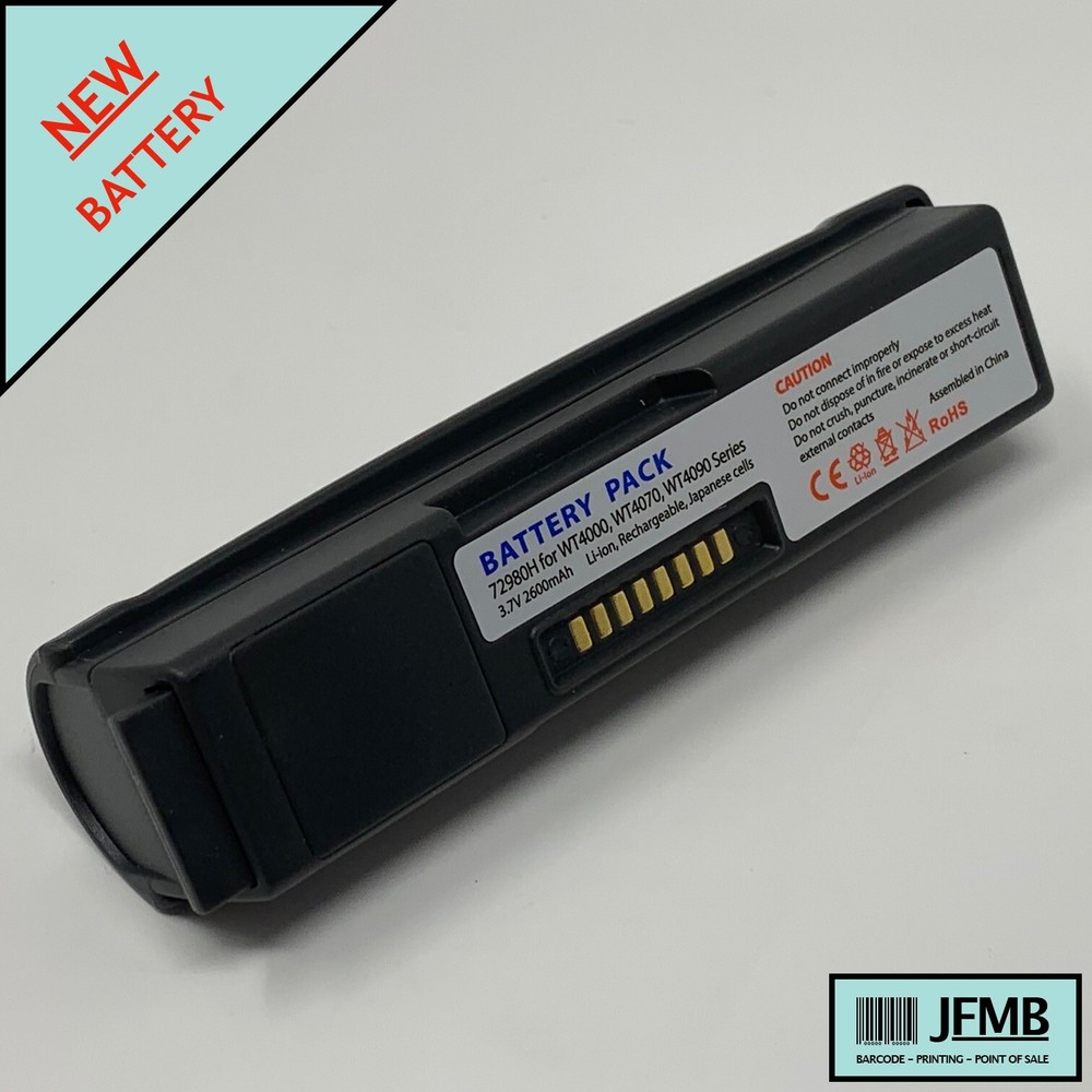 Zebra Motorola WT41N0 WT4090 Replacement Battery 2600mAh Symbol Wrist Terminal