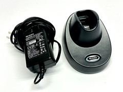 Keyence HR-UC1 Rev. G Communication Unit Charging Base w/ OP-88046 Power Supply
