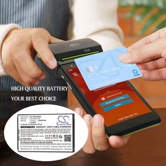 BATTERIE 2500mAh Type 2ICP4/55/58 For Feitian F20 Smart POS