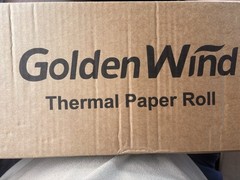Golden Wind Thermal Paper Rolls 3 1/8in x 250ft for Thermal Printer, 20 Rolls