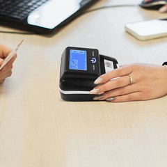 Money Counter Machine portable Counterfeit Detection Bill Counter with UV/MG/IR