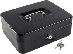 Portable Alloy Steel Cash Box with Privacy Lock – Perfect for Businesses