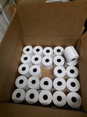 POS CASH REGISTER Roll 2 1/4 inch x 150f Thermal Receipt Paper Rolls – 50 Count