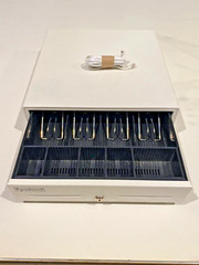 NEW EPSILONT EPS-410 CASH DRAWER No Keys Great Condition