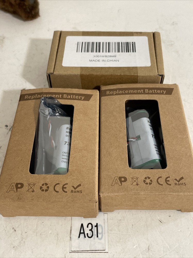 (3)Replacement Battery for Motorola/Symbol LS-4278 and DS-6878 Scanners. 730 mAh