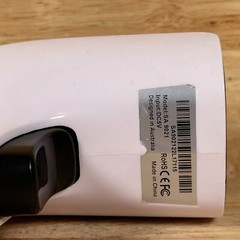 ScanAvenger SA 9021 Barcode Scanner White Bluetooth Rechargeable – For Parts