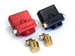Ultimate Battery Terminal Pair – Positive & Negative with Vertical Top Post Adap