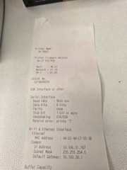 Epson TM-T88VI M338A Ethernet Thermal Receipt Printer Tested w/ Power Supply
