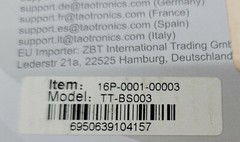Taotronics TT-BS003 USB Barcode Scanner