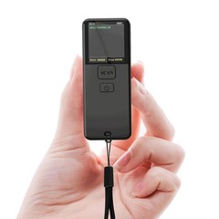 Mini Portable 1D Wireless Barcode Scanner, Bluetooth and 2.4Ghz and USB All in o