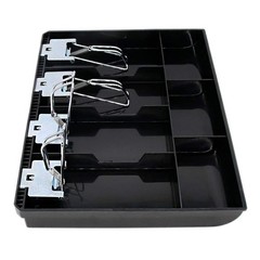 Cash Register Drawer Insert Tray – 4 Bill & 3 Coin Compartments, Money Storage,