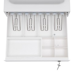 Electronic Cash Register Drawer W/Key Pos 6 Digits Led Display Restaurant Retail