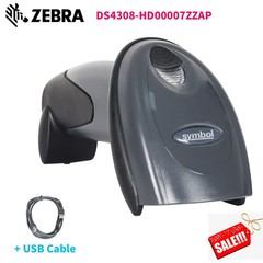 Zebra DS4308-HD00007ZZAP Handheld 1D/2D Barcode Scanner Imager With USB cable