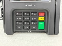 Ingenico ISC TOUCH 250 Credit Card Reader Payment Terminal w/ Pwr Adptr & Stylus