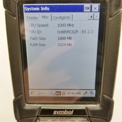 Motorola Symbol MC9200 Wireless Barcode Scanner Windows CE7.0 MC92N0-GL0SYEYA6WR