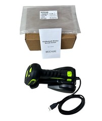 NEW Symcode 433 Green Wireless Bluetooth Barcode Scanner Stand MJ-2020-433