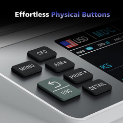 LOLARAN N71 Money Counter Machine Mixed Denomination, Dual-Display Mixed Denomin