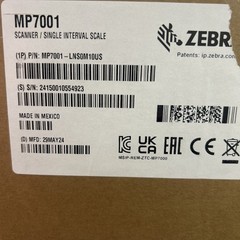 Zebra MP7000 POS Bundle MP7001 Scanner Scale MX201 Pole Display Cables Power NEW