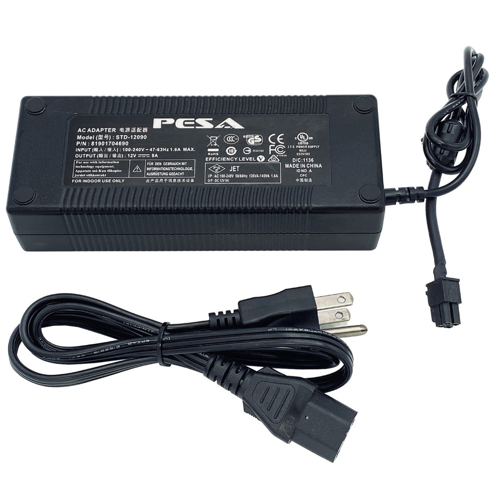 High-Quality AC Power Adapter for Zebra 20-slot Battery Charger TC51/56 TC52/57