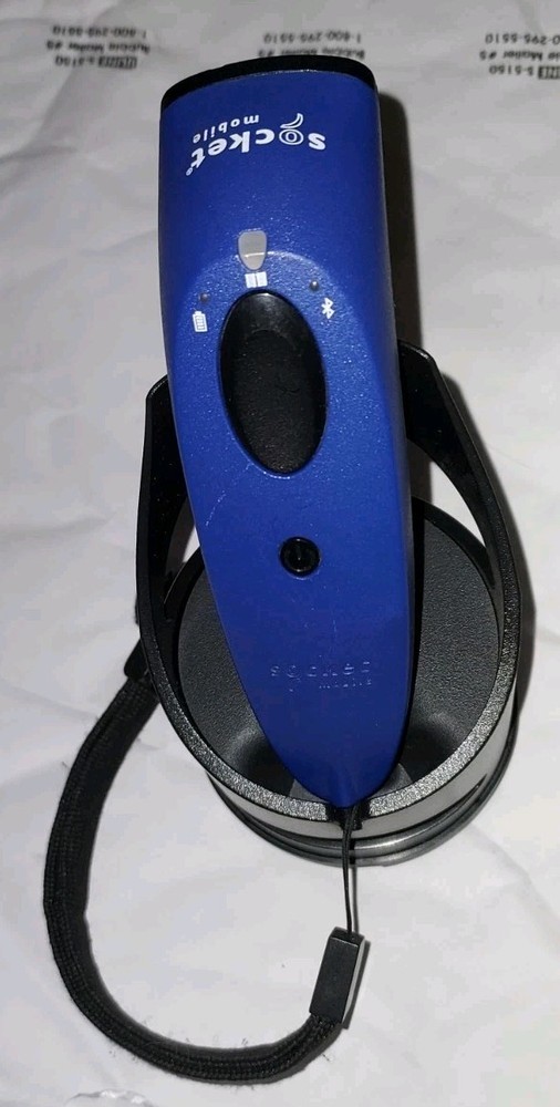 Socket S740 Mobile SocketScan 2D Scanner with charging station.