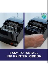 Paper Planet Replacement Red and Black Ink Printer Ribbon for Clover