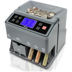 C300 Professional Coin Counter, Gray, Printing-Compatible