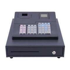 39 Keys Wired Lockable Electric Thermal Cash Register w/ Drawer for Catering