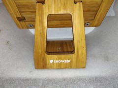 Bamboo Wood POS Security Stand iPad Air Shopkeep Square Point Of Sale